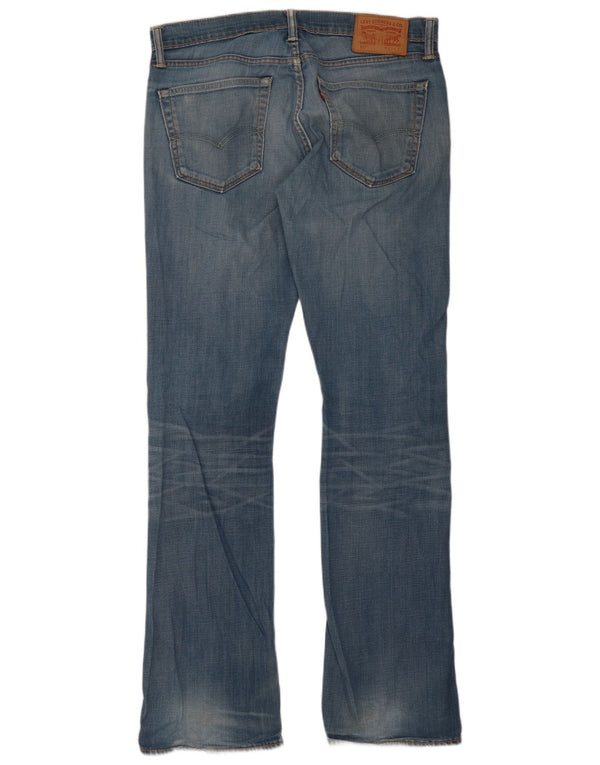 Levi's Hombre 527 Vaqueros Bootcut Desgastados W33 L34 Algodón Azul