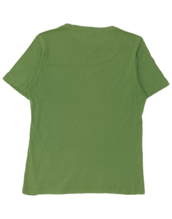 Gas Camiseta Hombre Top XL Algodón A Rayas Verde