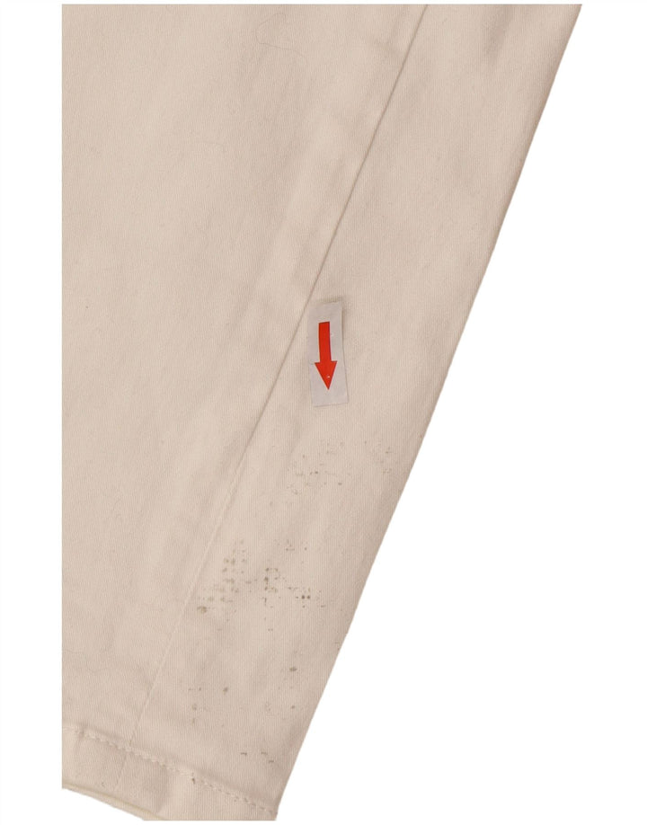 Calvin Klein Jeans Rectos para Mujer US 10 Medium W30 L26 Algodón Blanco