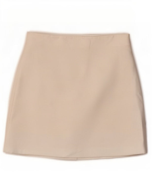 Zara Minifalda Mujer XS W24 Blanco