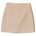 Zara Minifalda Mujer XS W24 Blanco