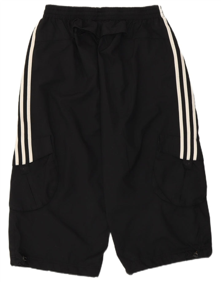 Adidas Bermudas Deportivas para Hombre Pantalones Cortos Medianos Negro Poliéster