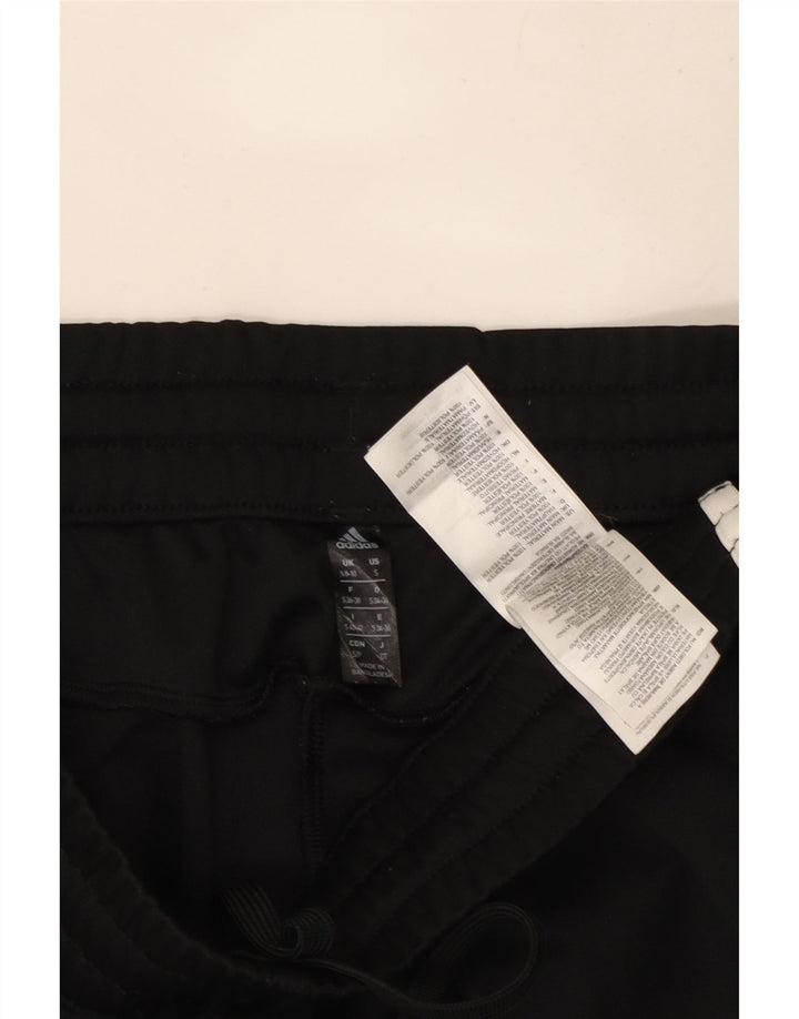 ADIDAS Pantalones de chándal para mujer UK 8/10 Small Negro Poliéster