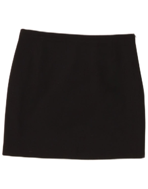 Pinko Minifalda para mujer UK 12 Medium W30 Poliéster negro
