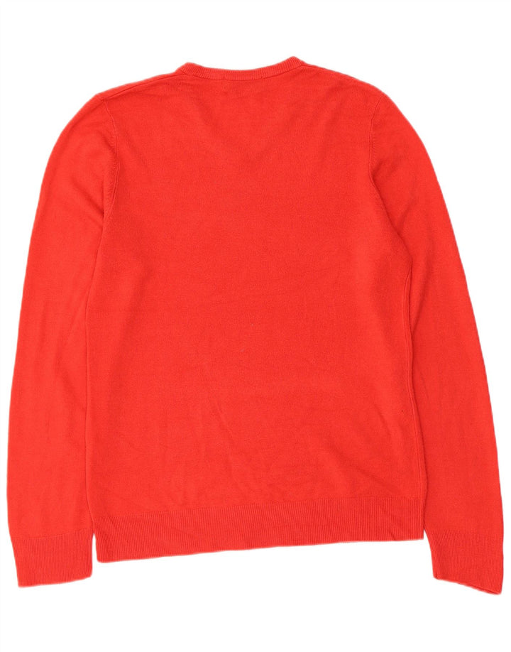Marks & Spencer Suéter Azul Harbor con Cuello en V para Hombre Acrílico Rojo Pequeño