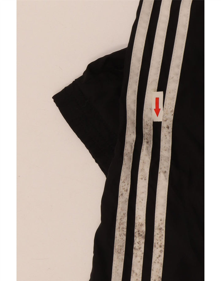 Adidas - Chaqueta de chándal para hombre, talla 36/38, poliéster negro pequeño