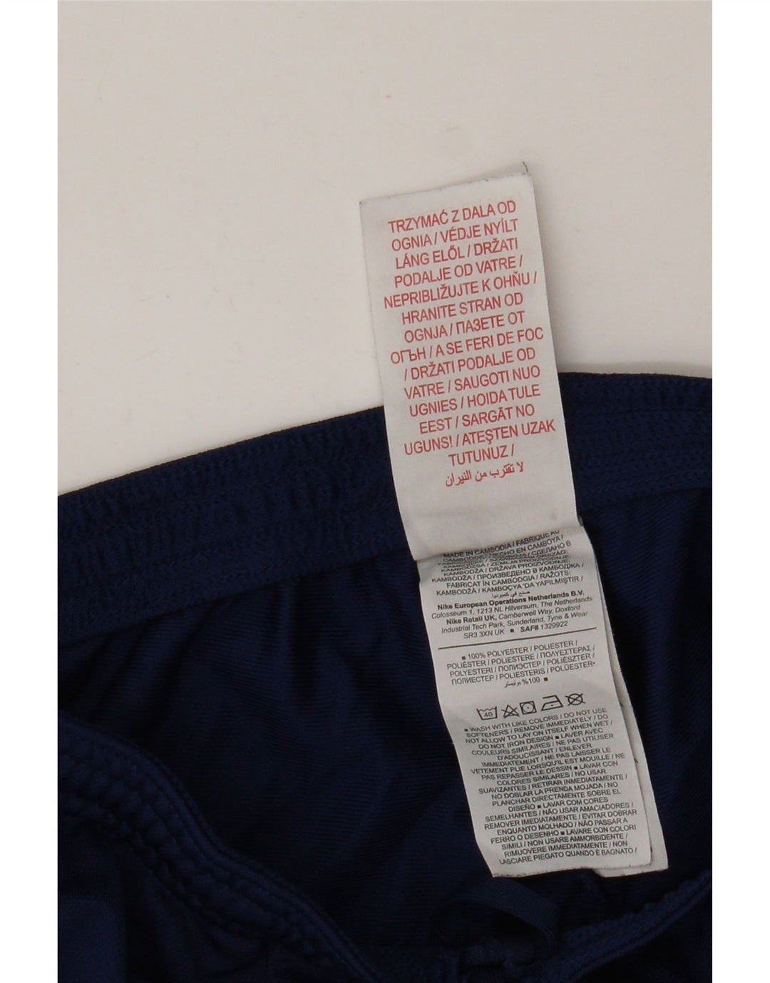 NIKE Pantalones de chándal Dri Fit para niños 13-14 años XL Azul Poliéster