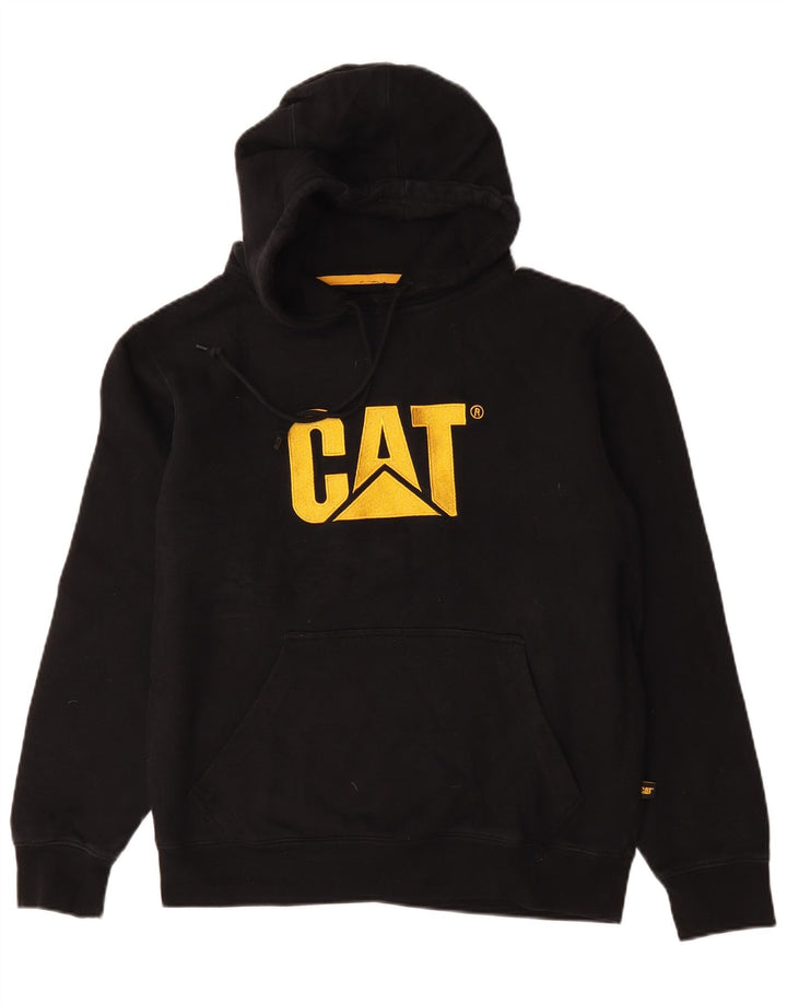 Caterpillar Hombre Gráfico Sudadera Con Capucha Jersey Mediano Algodón Negro