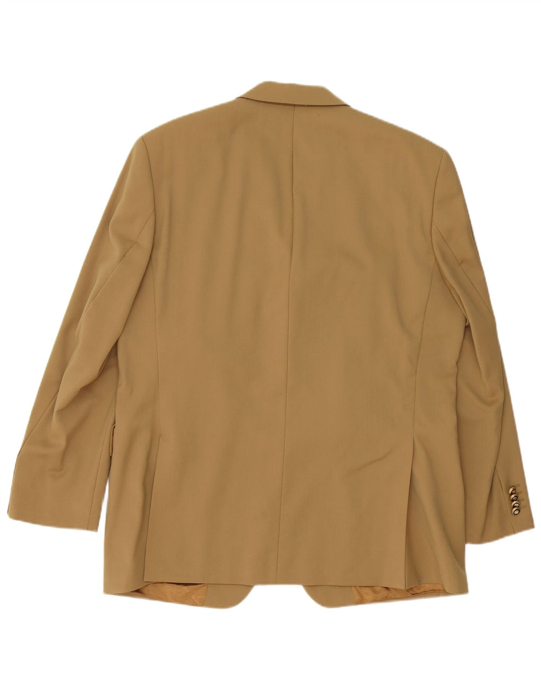 PIERRE CARDIN Chaqueta tipo blazer de 3 botones para hombre UK 40 Large Beige Virgin Wool