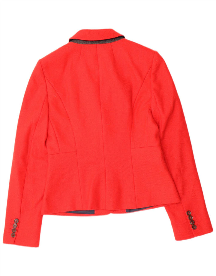Hobbs Chaqueta Blazer de 2 Botones para Mujer UK 10 Small Red Wool