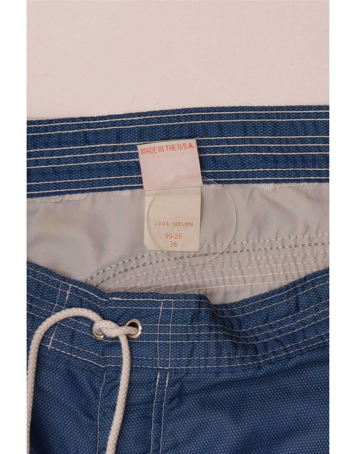 Sundek Bañador para hombre, talla grande, nailon azul