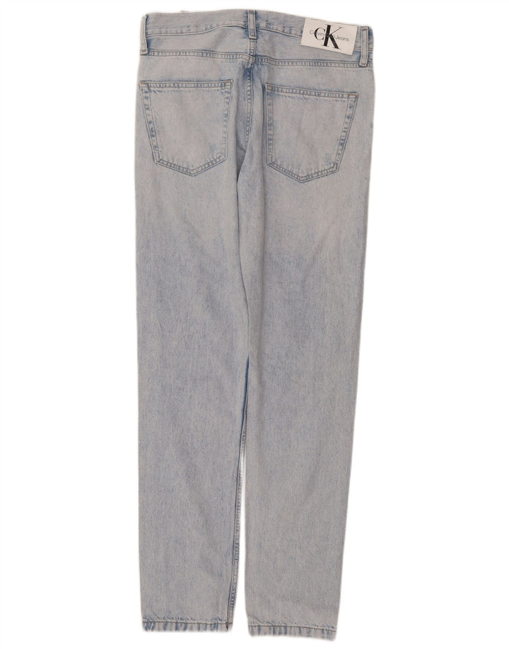 Calvin Klein Jeans ajustados desgastados para hombre W30 L33 Algodón azul