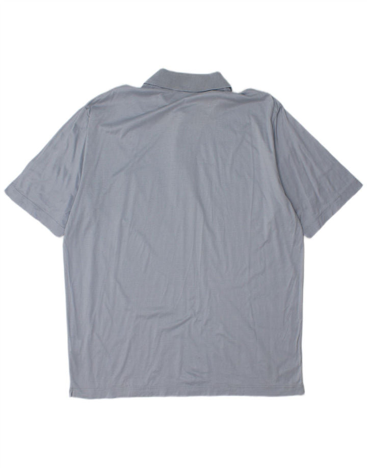 Corneliani Polo Hombre XL Algodón Azul