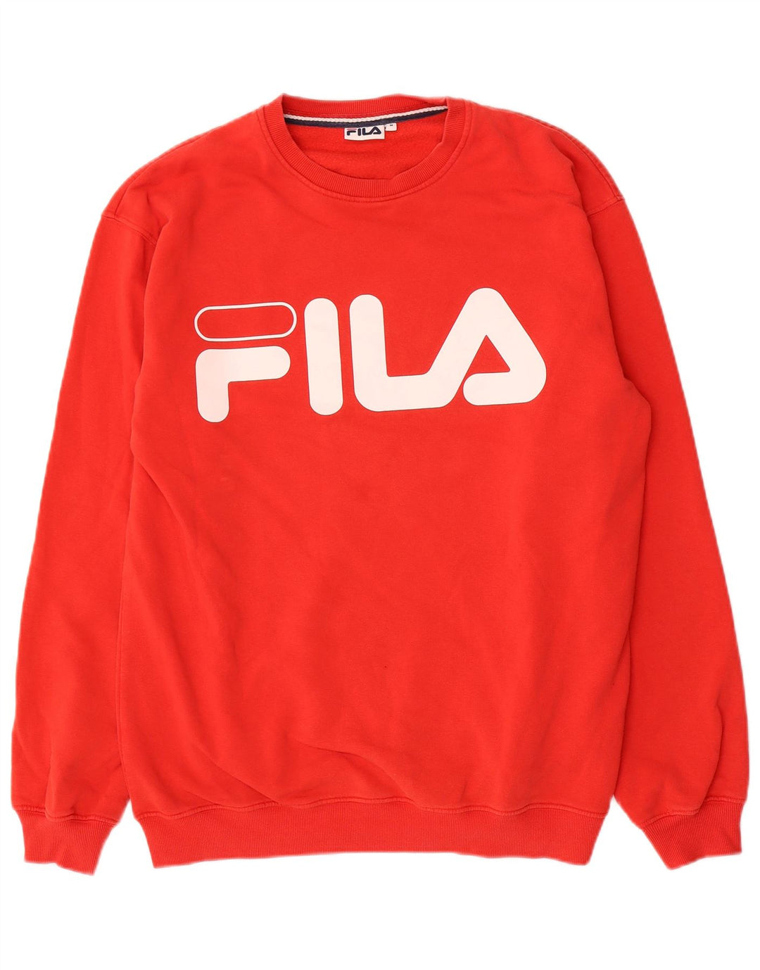 Fila Hombre Graphic Sudadera Jumper Medium Rojo Algodón