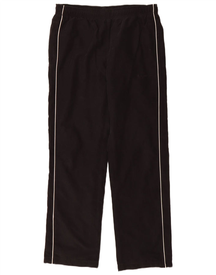 Champion Pantalones De Chándal Para Hombre Poliéster Negro Mediano