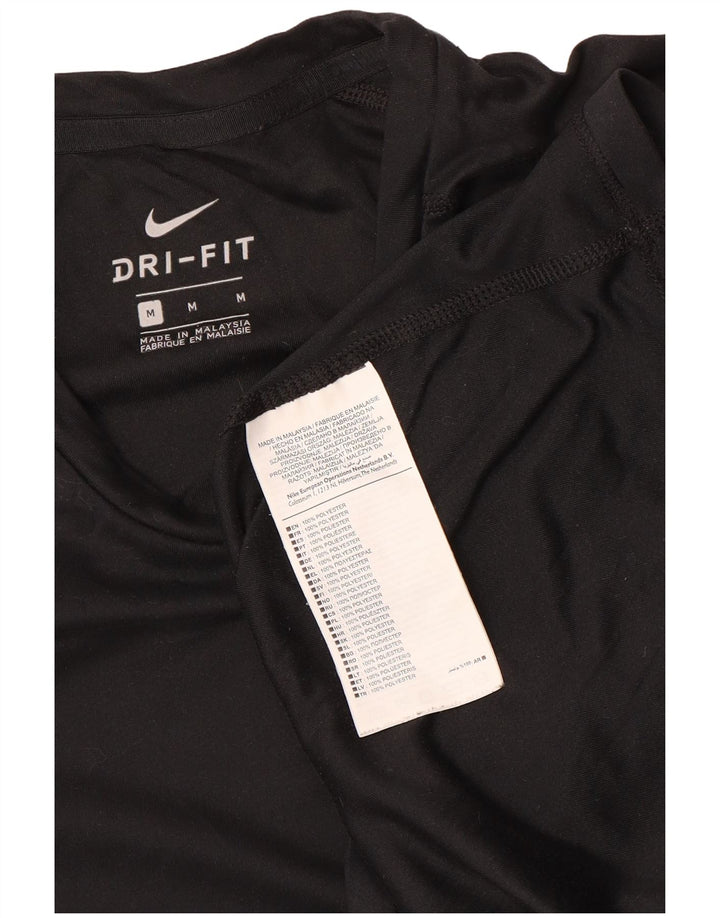 Camiseta Nike Dri Fit para hombre Top Medium Black Poliéster