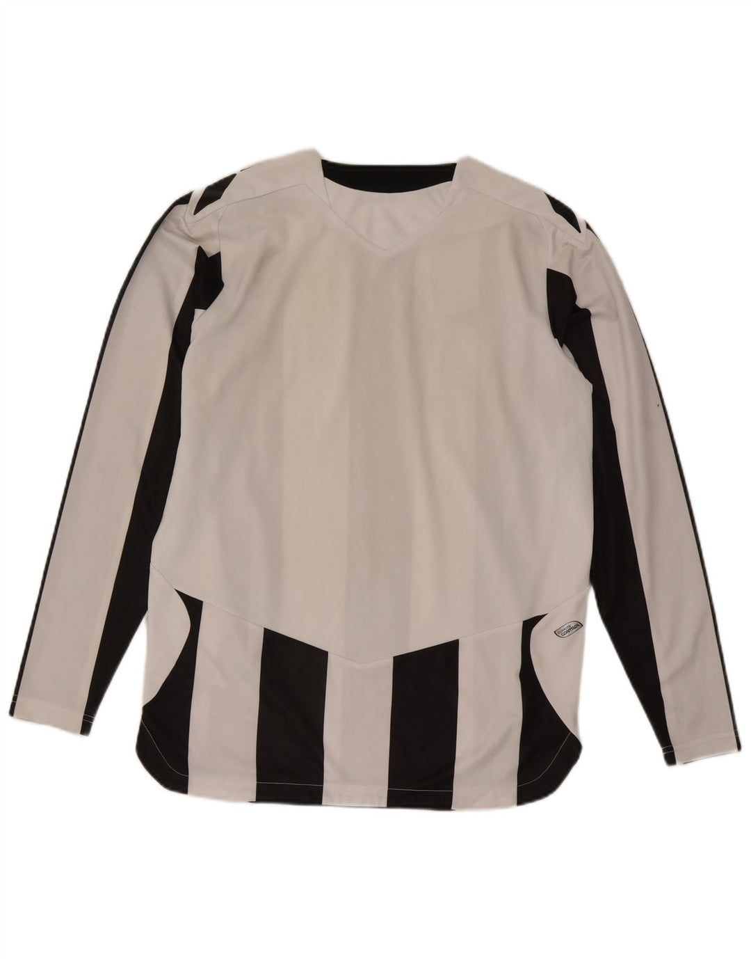 Camiseta Umbro Hombre Manga Larga Poliéster Rayas Blancas Medianas