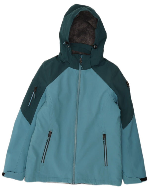 Killtec Chaqueta cortavientos con capucha para mujer EU 38 Medium Blue Colourblock