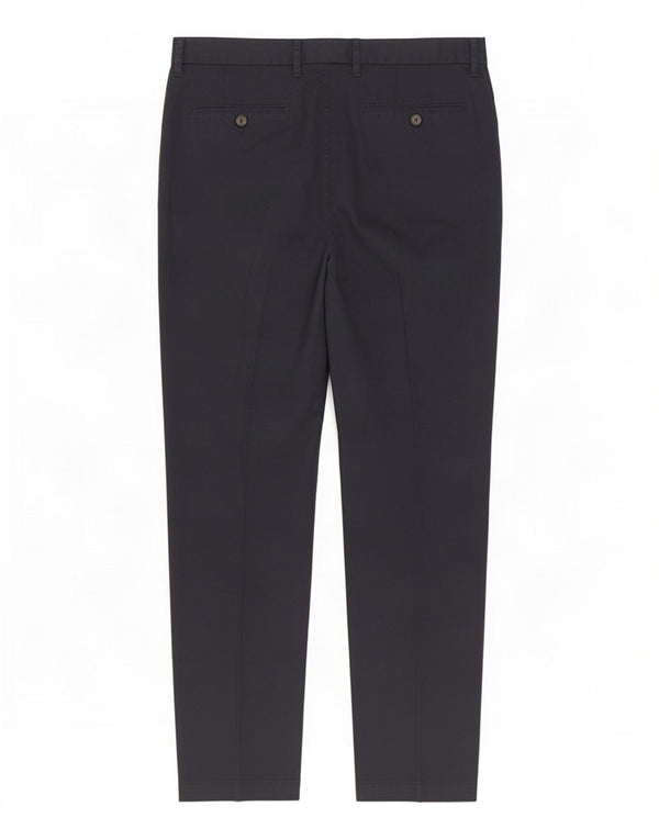 Marks & Spencer Pantalones chinos ajustados para hombre W34 L29 Algodón azul marino