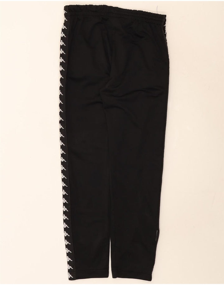 Kappa Hombre Pantalones De Chándal Gráfico Joggers Medium Negro Poliéster