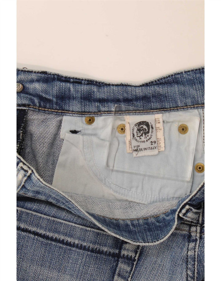 Diesel Mujer Vaqueros Bootcut Desgastados W29 L29 Algodón Azul