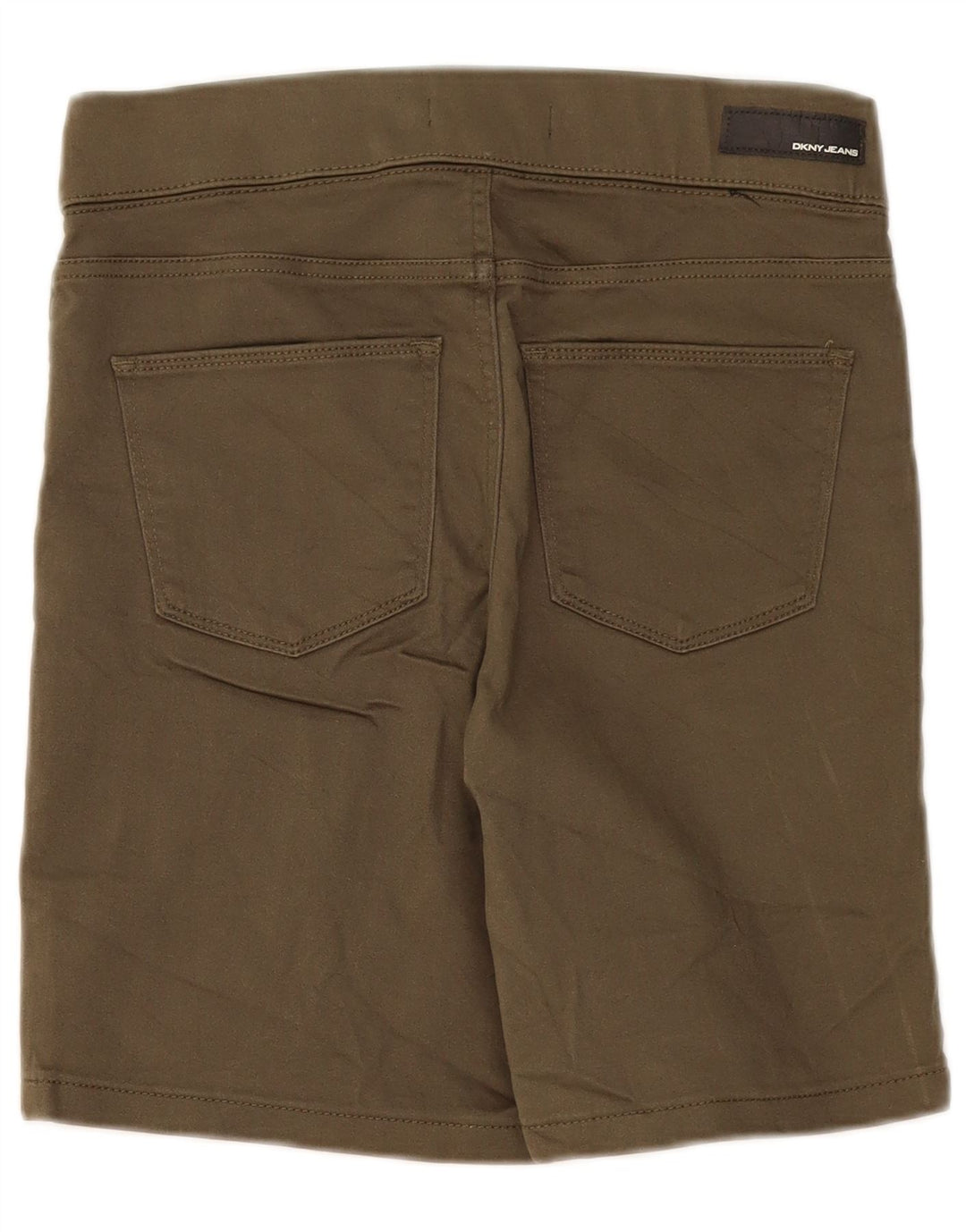 Dkny Shorts Casuales Para Mujer Small W27 Algodón Caqui