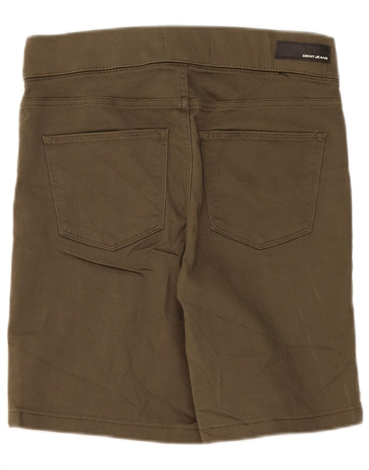 Dkny Shorts Casuales Para Mujer Small W27 Algodón Caqui