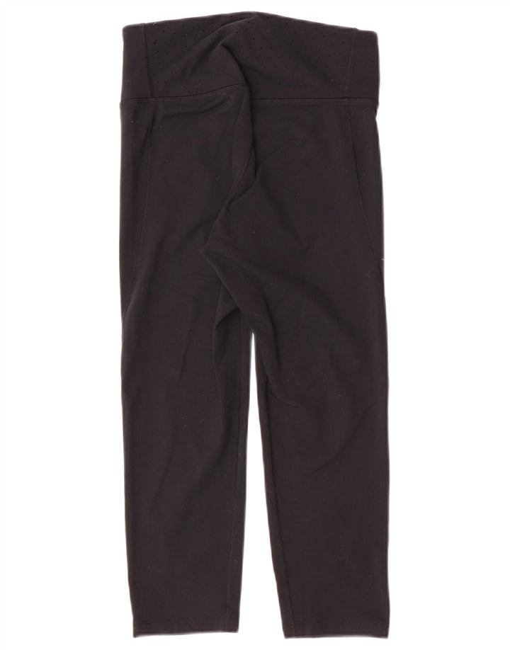 NIKE Leggings Capri Dri Fit para Mujer UK 8 Small Black Nylon