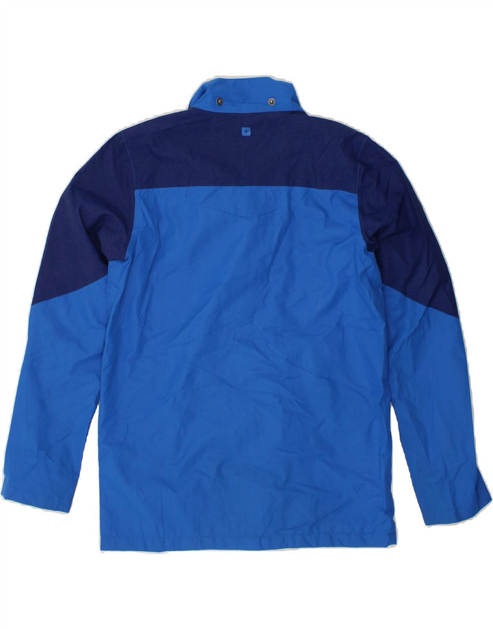 MOUNTAIN WAREHOUSE Boys Rain Jacket 12-13 Years Blue Colourblock Polyester Vintage Mountain Warehouse and Second-Hand Mountain Warehouse from Messina Hembry 