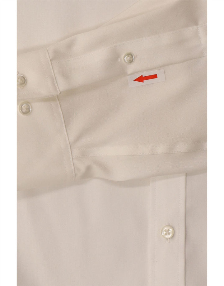 Tommy Hilfiger Camisa Slim Fit para Hombre Talla 16 Grande Blanco