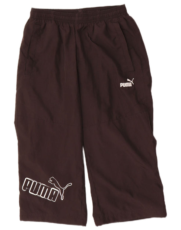 Puma Pantalones de chándal para niño Graphic 13-14 años Negro Poliéster