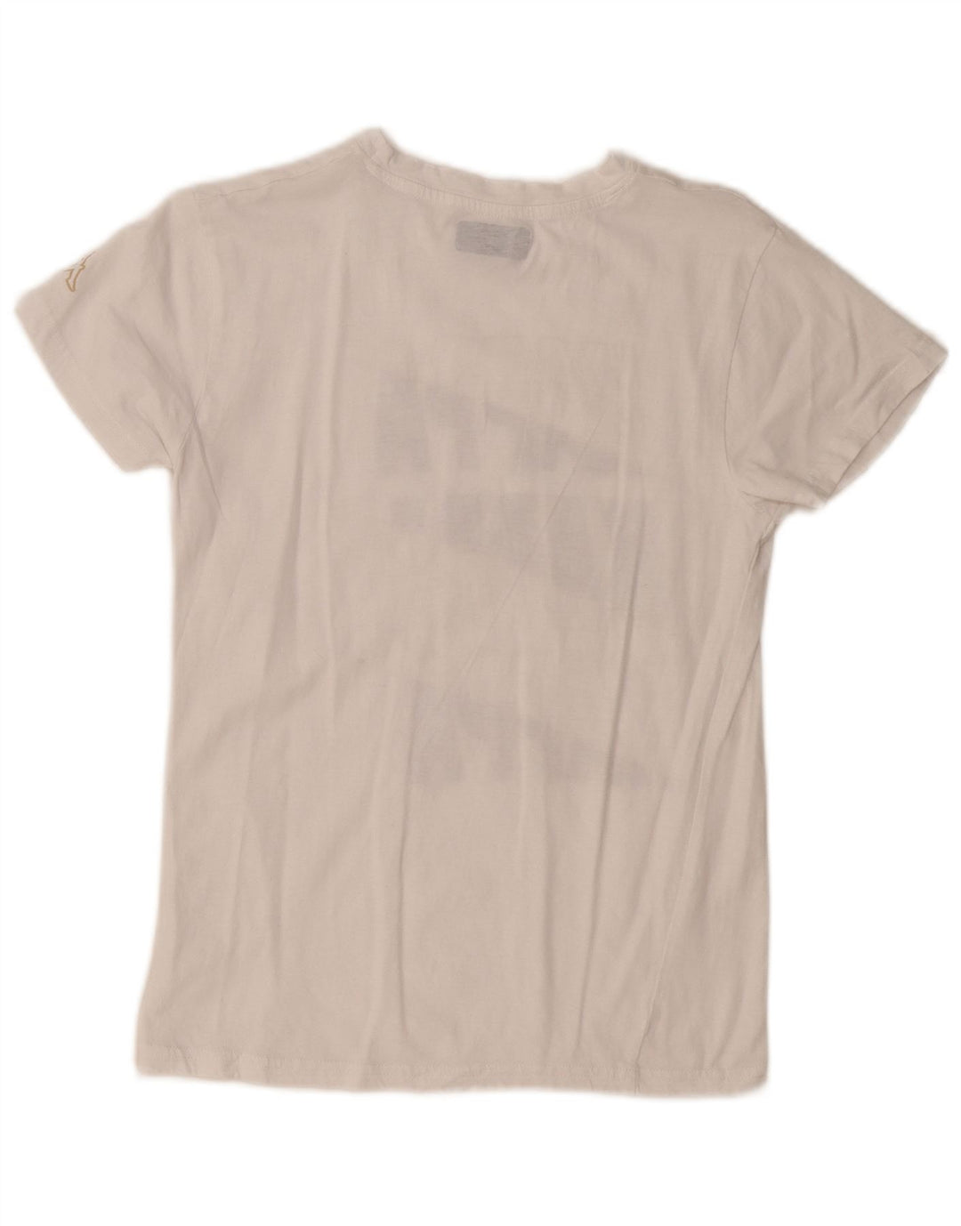 KAPPA Camiseta gráfica para mujer Top UK 10 Small White