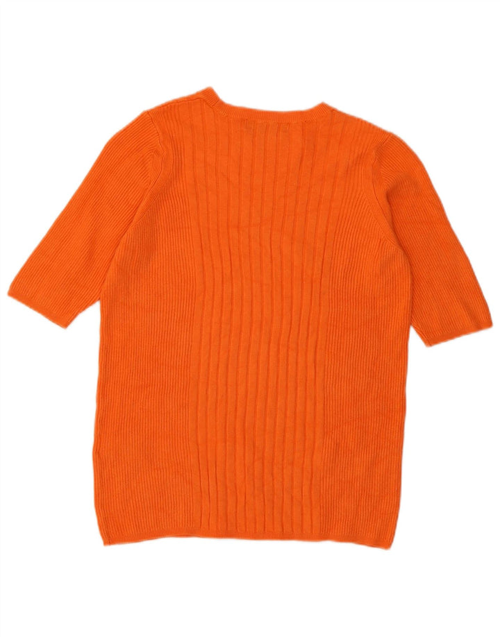 Marks & Spencer - Jersey de cuello redondo para mujer, talla 40, color naranja mediano