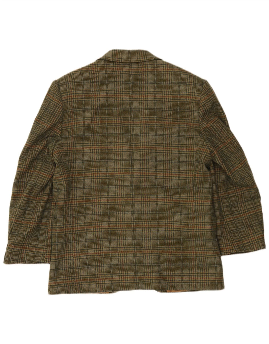 Incom Chaqueta tipo blazer de 2 botones para hombre UK 38 Medium Khaki Houndstooth