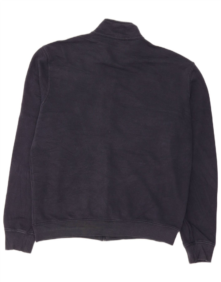 Champion Chaqueta de chándal para hombre, talla grande, algodón azul marino