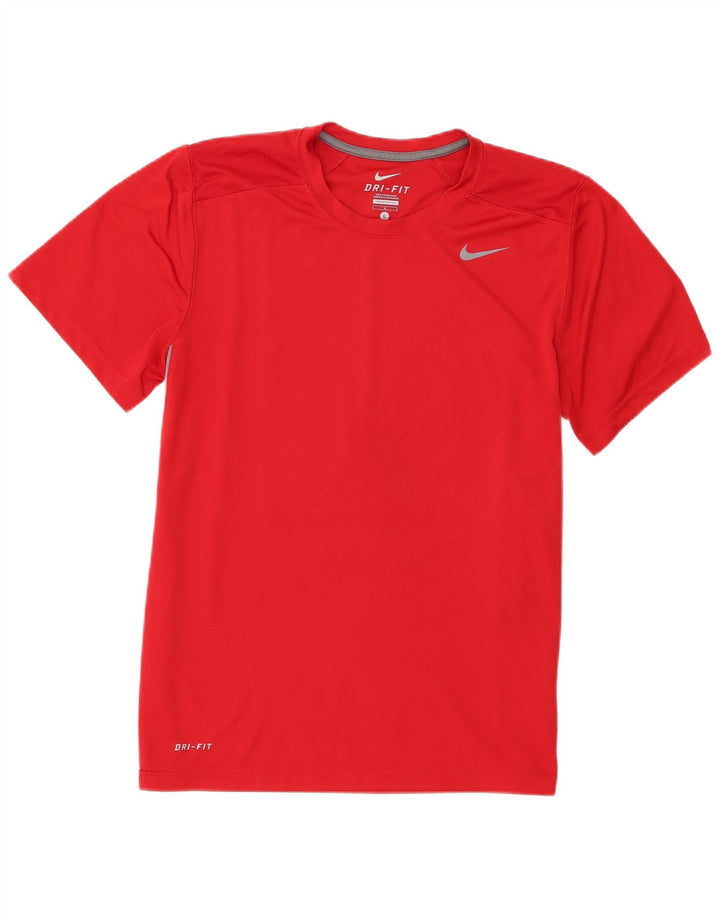 Nike - Camiseta Dri Fit para hombre, talla grande, poliéster rojo