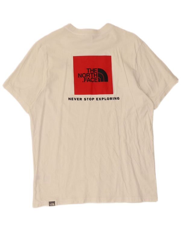 The North Face Camiseta gráfica para hombre Top Medium White Cotton
