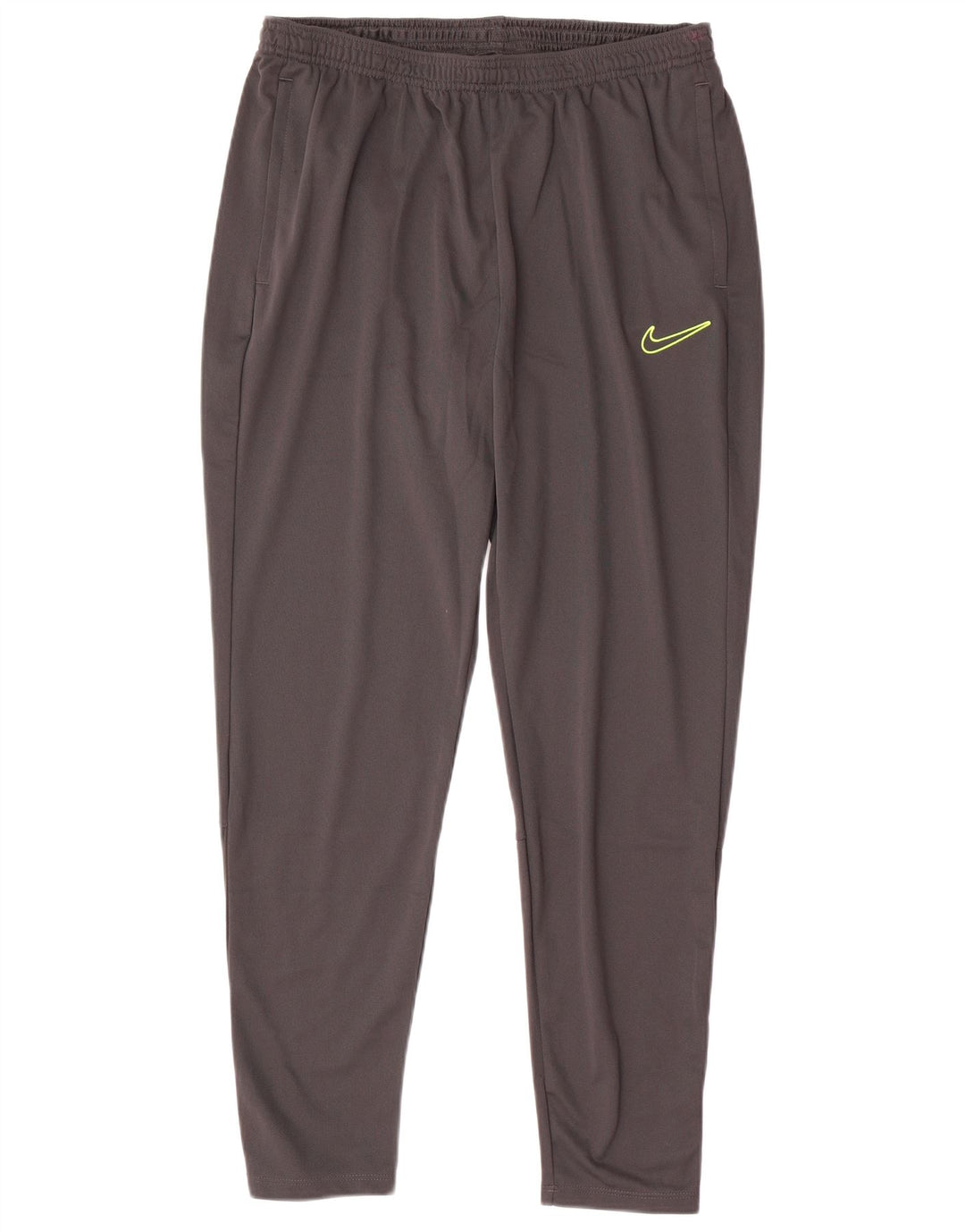 NIKE Pantalones de chándal Dri Fit para hombre, poliéster gris grande