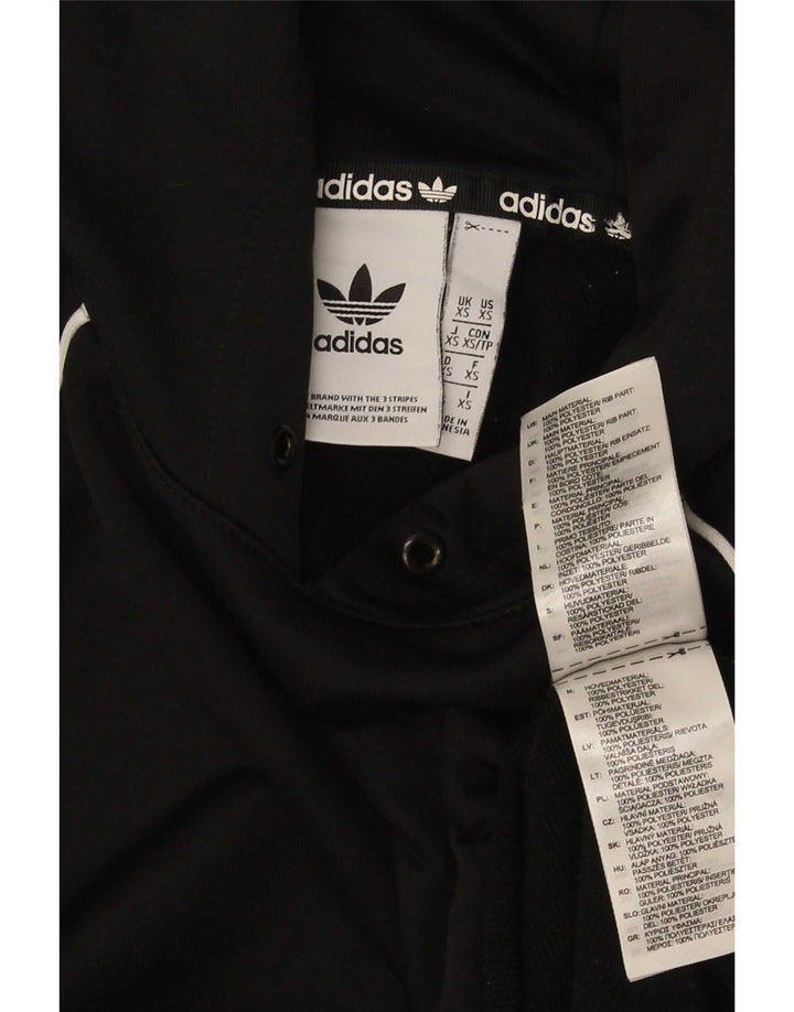 Adidas Hombre Sudadera Con Capucha Jumper XS Negro Poliéster
