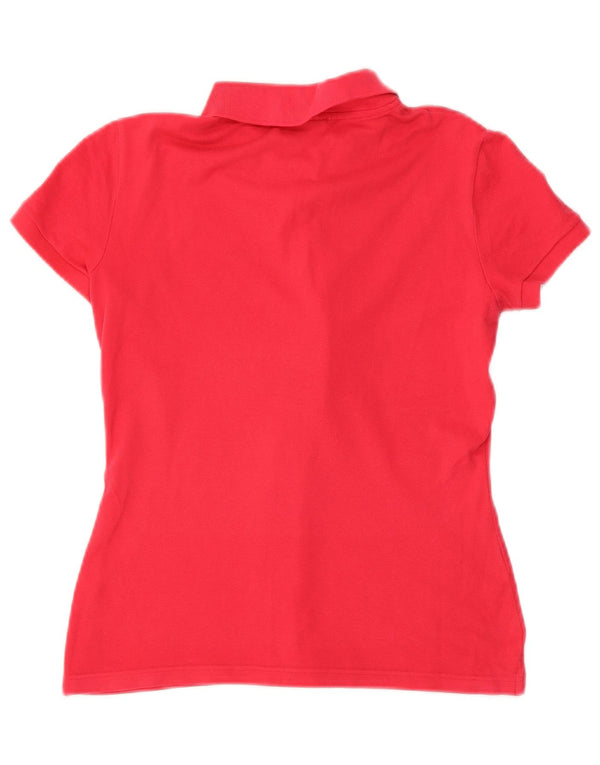 Polo LACOSTE para mujer talla 40 mediano rosa