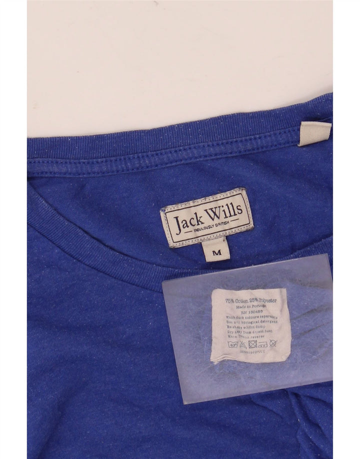 Camiseta Jack Wills Hombre Top Azul Medio Algodón