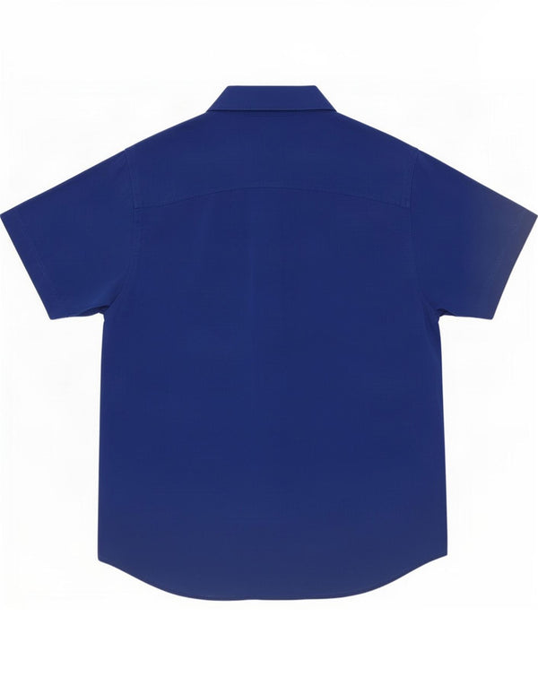 Camisa Pierre Cardin Hombre Manga Corta Regular Fit XL Viscosa Azul