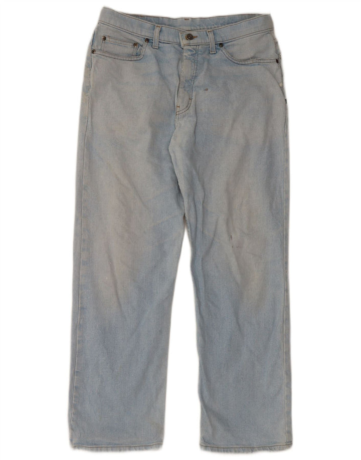Marks & Spencer Vaqueros de pierna ancha para mujer W34 L29 Algodón azul