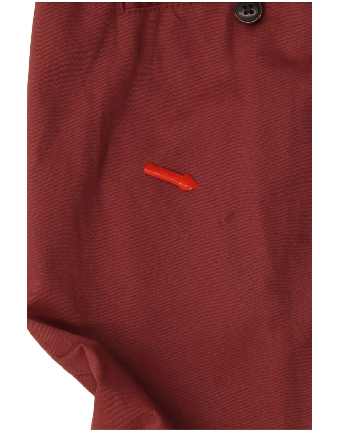 Marks & Spencer Pantalones chinos de corte regular para hombre W34 L31 Algodón rojo