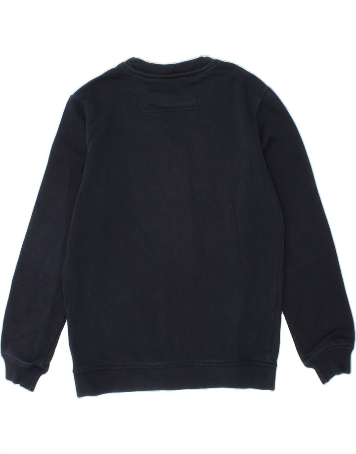 CHAMPION Boys Graphic Sweatshirt Jumper 9-10 Years Medium  Navy Blue Vintage Champion and Second-Hand Champion from Messina Hembry 