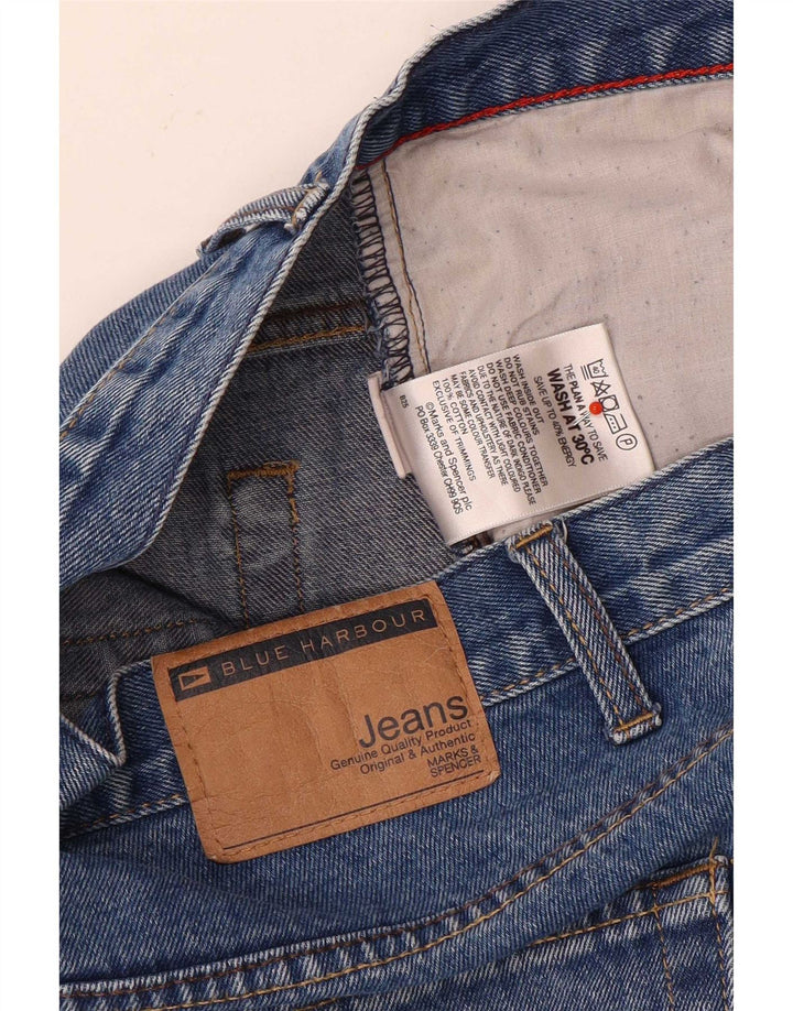 Marks & Spencer Vaqueros rectos Blue Harbor para hombre W34 L33 Algodón