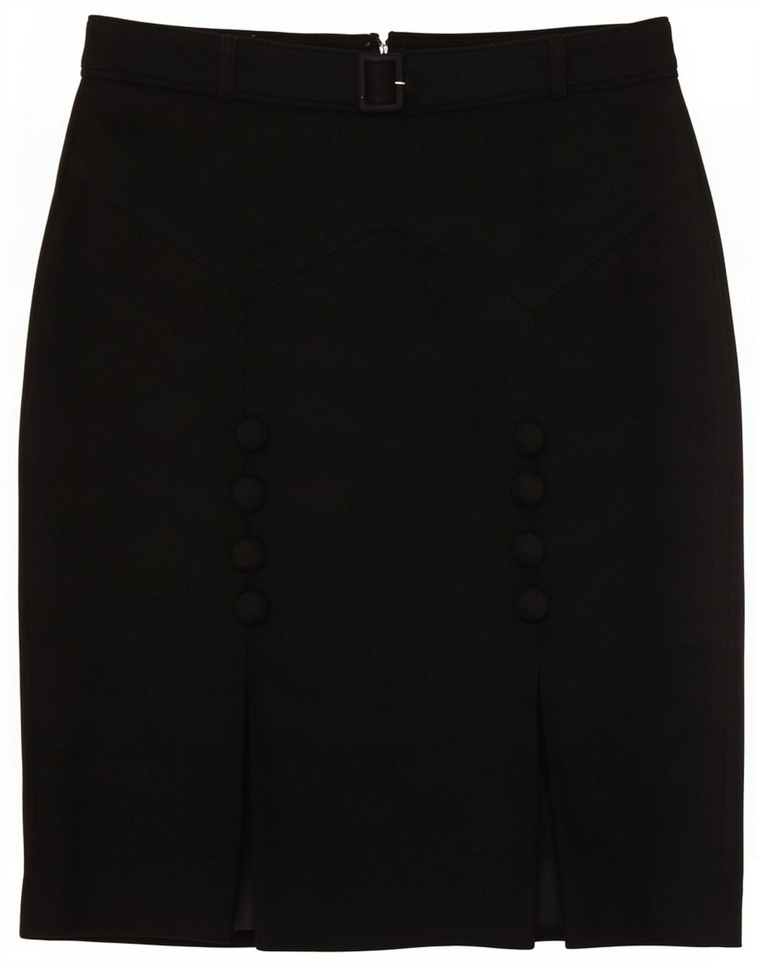 Guess Mujer Falda Lápiz Mediana W30 Poliéster Negro