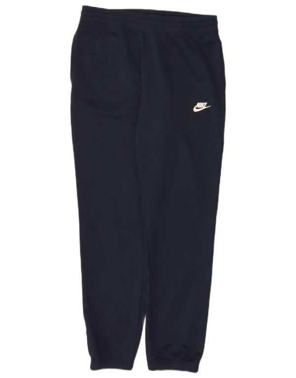 Nike Pantalones de chándal para hombre Joggers Large Azul marino Colorblock Poliéster