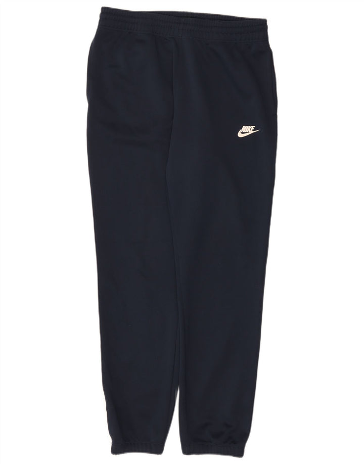Nike Pantalones de chándal para hombre Joggers Large Azul marino Colorblock Poliéster