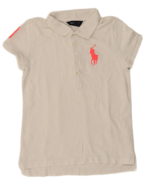 Ralph Lauren Polo gráfico para niñas 12-13 años Grande Blanco